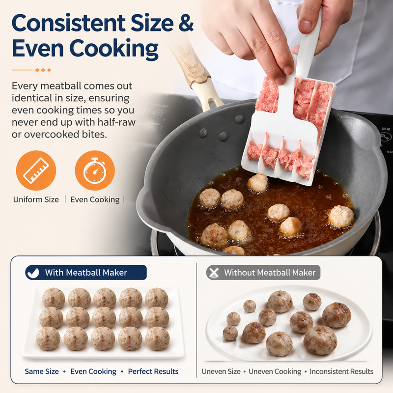 MeatballPro – 4-In-1 Quick Meatball & Rice Ball Maker