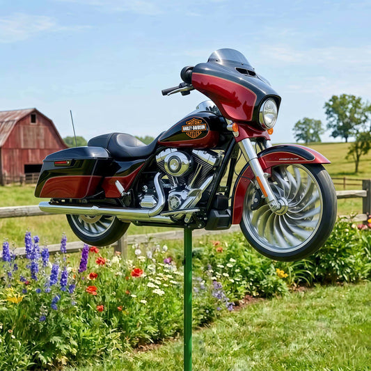 Harley-Davidson Motorcycle Garden Wind Spinner