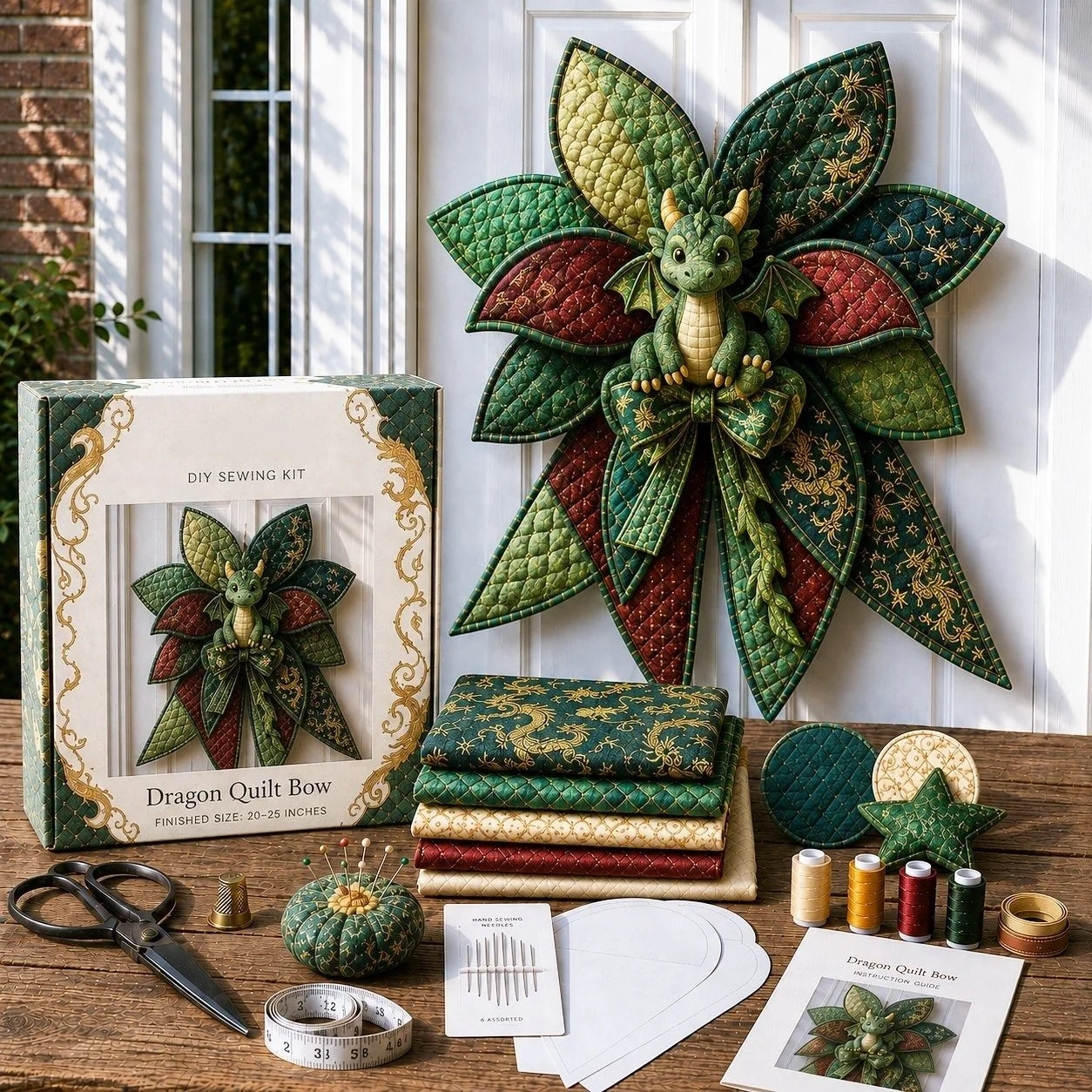 StitchCharm – Oversized 3D Quilted Bow Craft Kit
