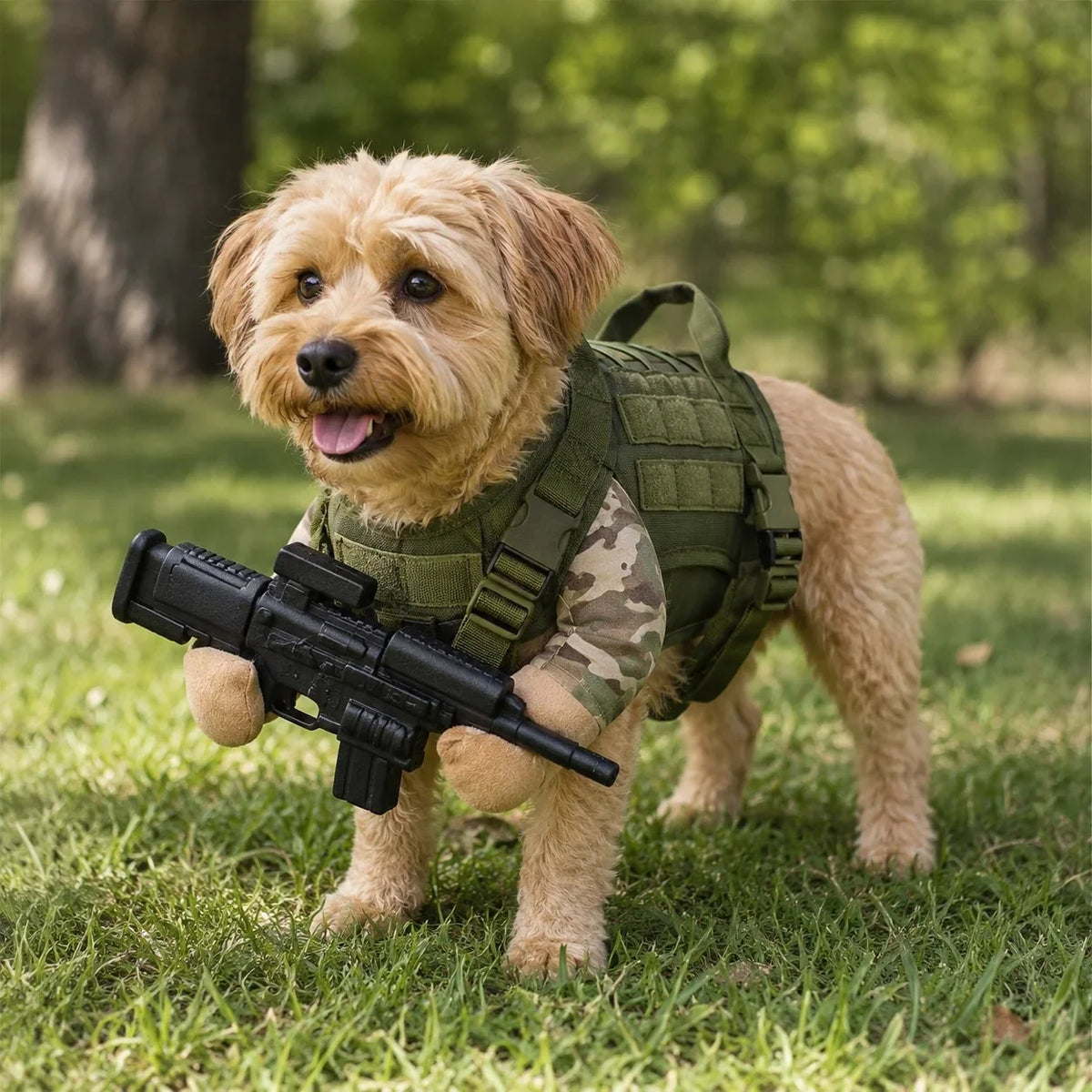ValorPaws – Tactical Soldier Pet Costume
