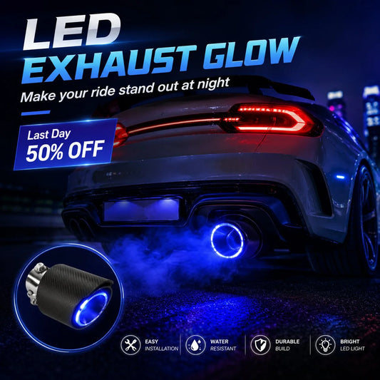 TurboFlare – Premium Carbon Fiber LED Exhaust Pipe