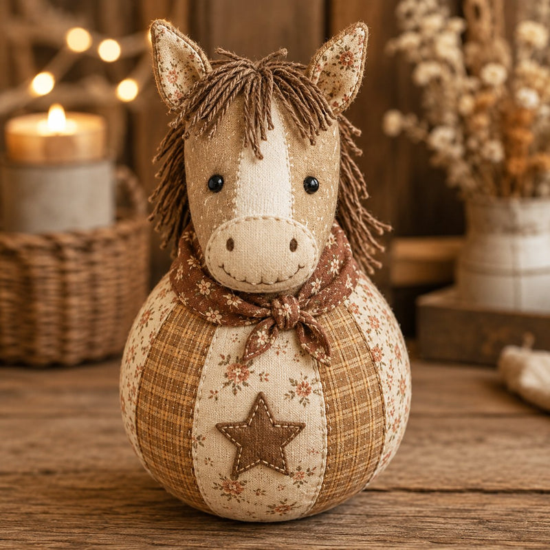 StitchBloom – Patchwork Fabric Doll DIY Craft Kit
