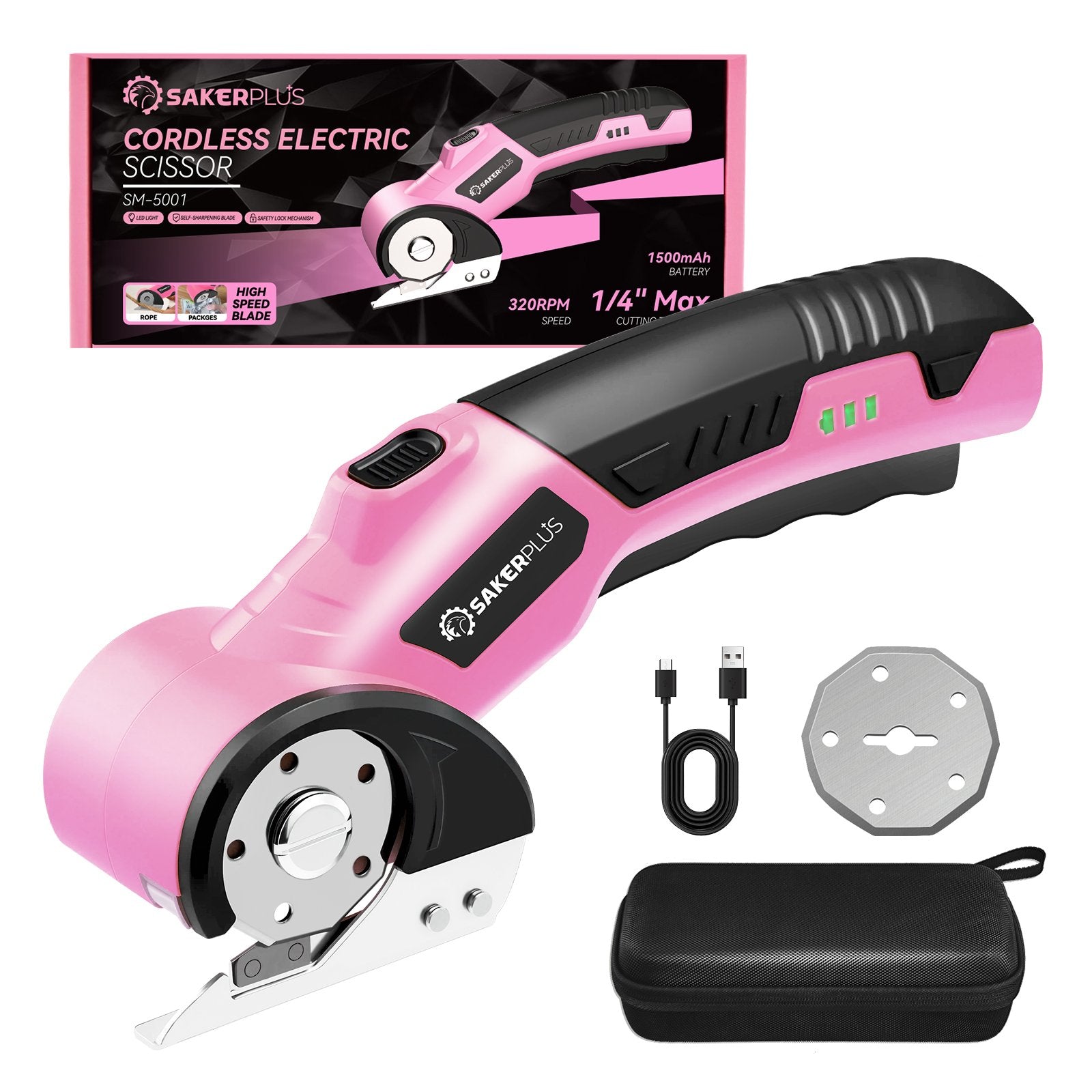 RapidSlice – Rechargeable Fabric & Metal Scissors