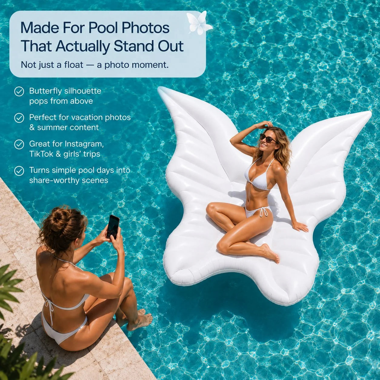 SplashAura – Giant Butterfly Pool Lounger