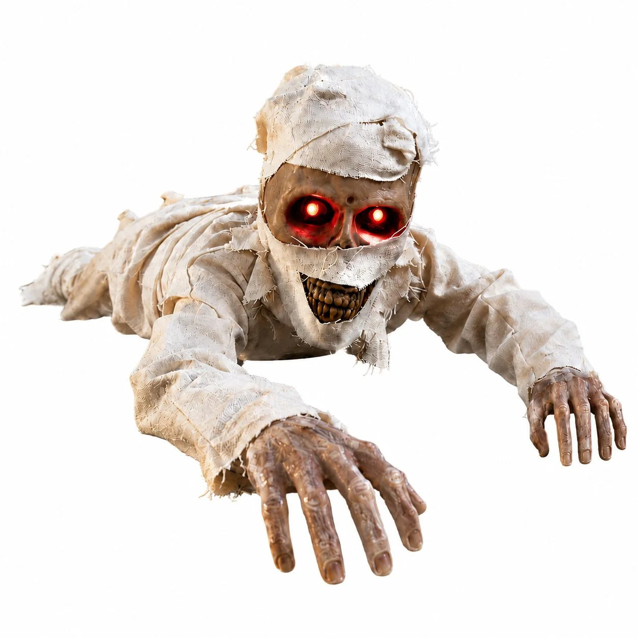 GravePulse – Glowing Red Eyes Crawling Horror Mummy