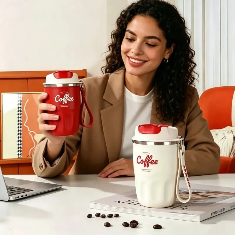 ThermoFlow – Stainless Steel Travel Drink Tumbler