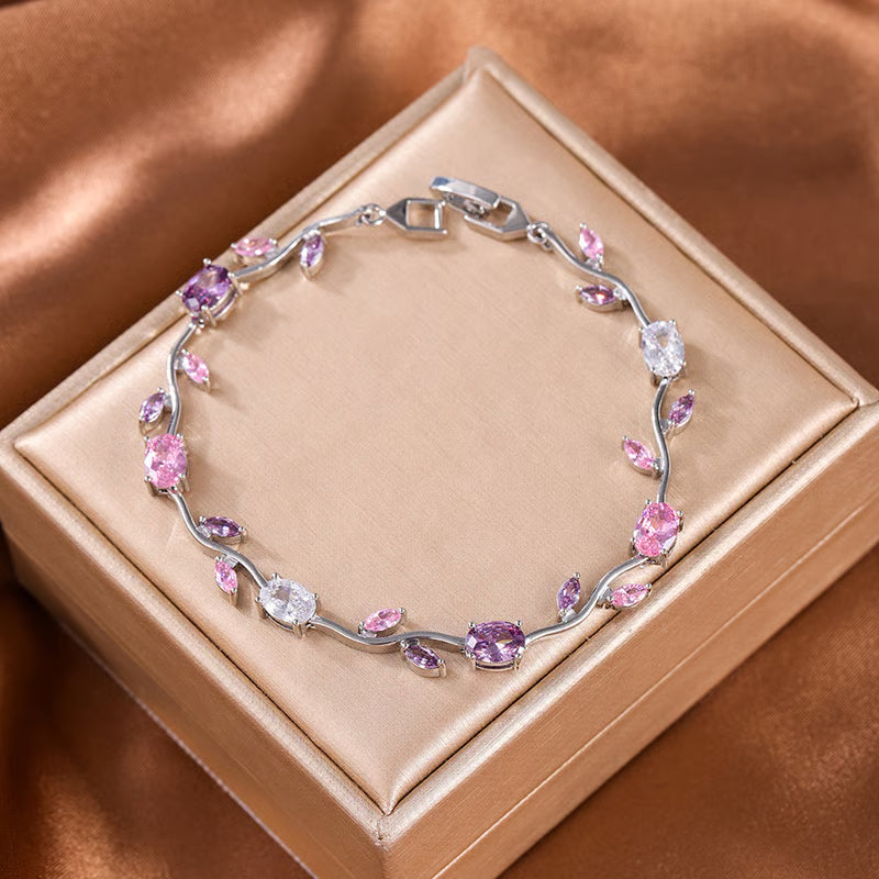 BloomVine – Delicate Rose Bracelet