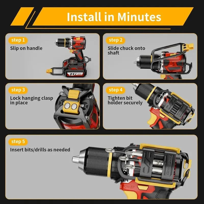 BitReach – Universal Cordless Drill Bit Holder
