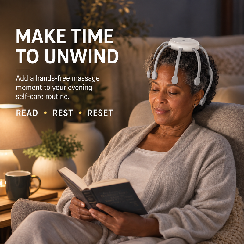 Relaxora – Intelligent 8-Head Scalp Massager