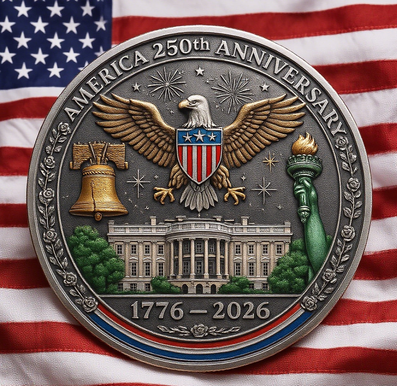 🎉America 250th Anniversary Commemorative Coin
