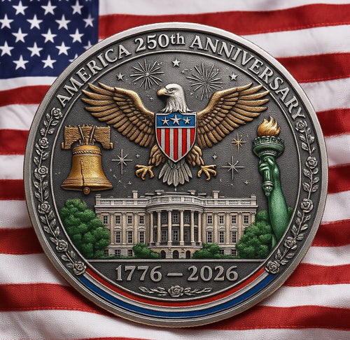 🎉America 250th Anniversary Commemorative Coin