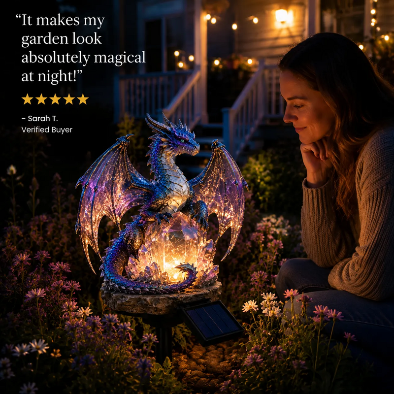 DragonGlow – Crystal Dragon Night Light