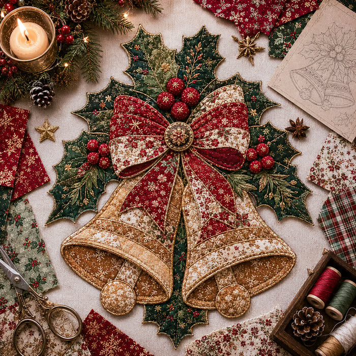 CozyStitch – Christmas Patchwork DIY Decor Kit