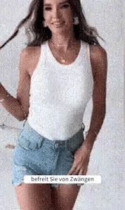 BreezeFit – Lightweight Ribbed Tank With Built-In Bra