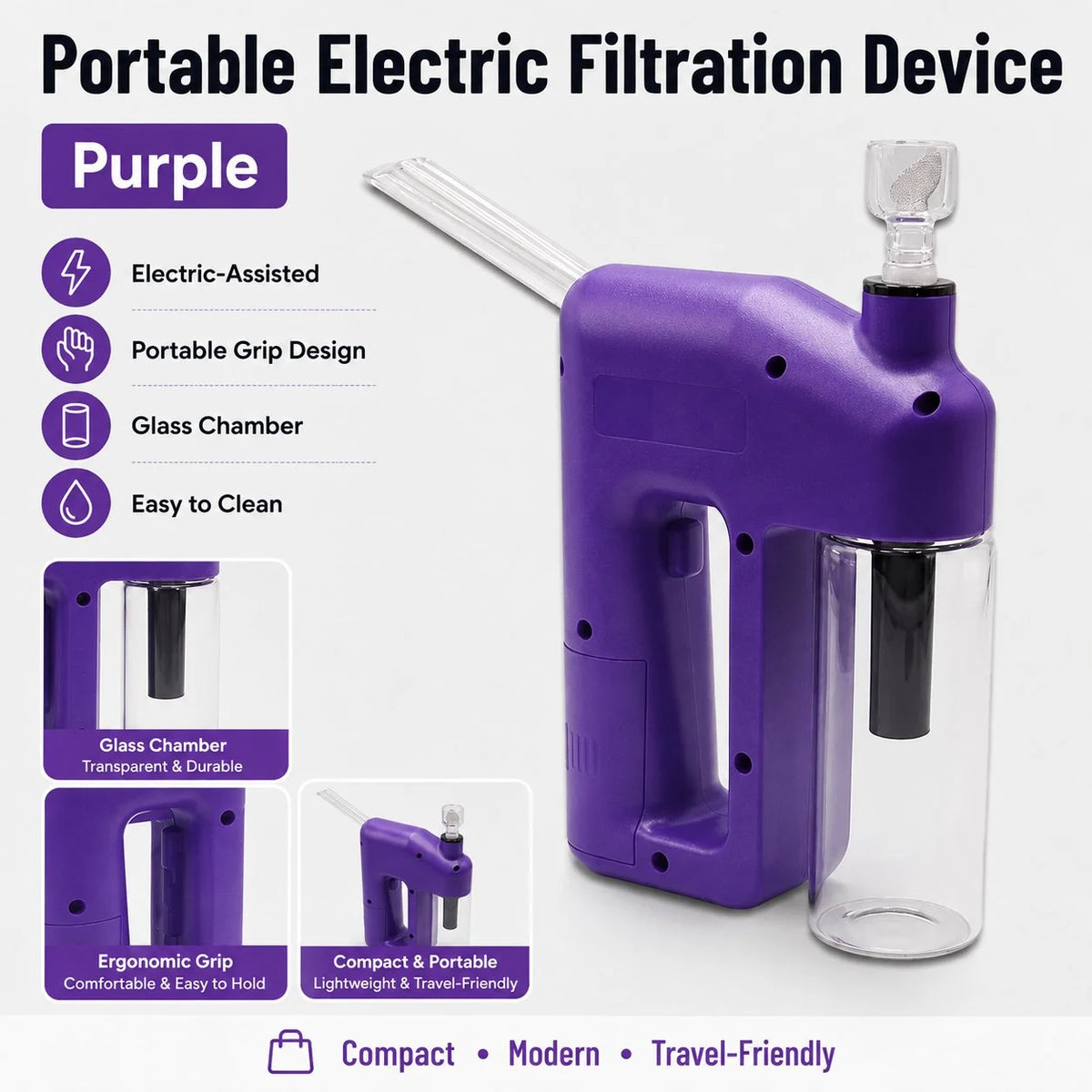 GlowVanta – Portable Handheld Electric Filtration Device