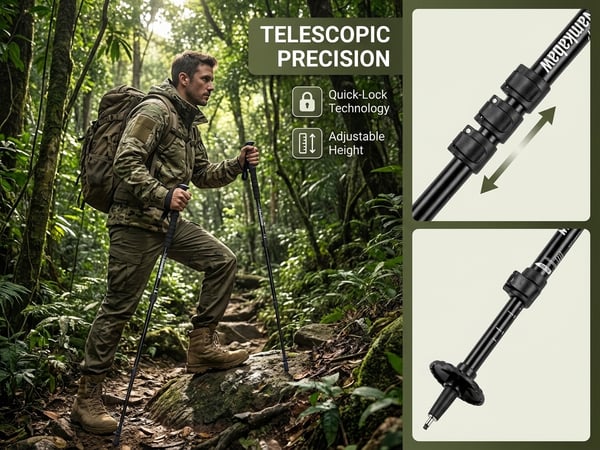 TrekMaster – Heavy-Duty All Terrain Walking Cane