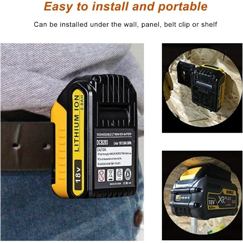 VoltRack – 20-Piece Tool & Battery Wall Mount Storage Kit