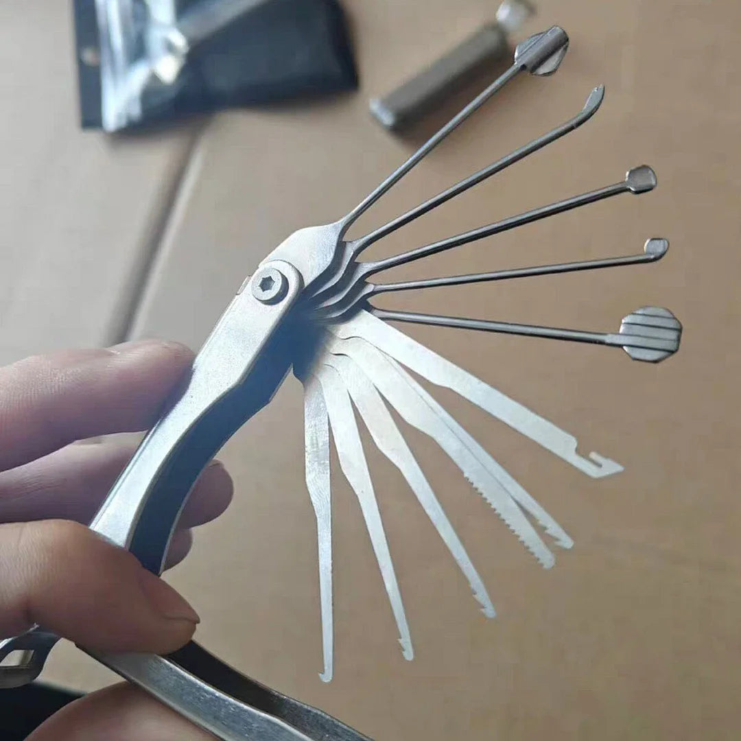 New five-piece tool set, locksmith tools · New five-piece tool set