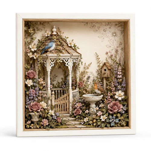 CottageCharm – DIY Layered Garden Shadow Box
