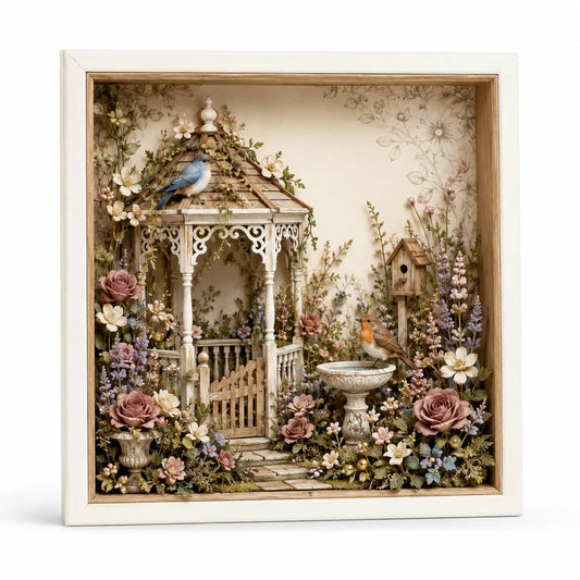 CottageCharm – DIY Layered Garden Shadow Box