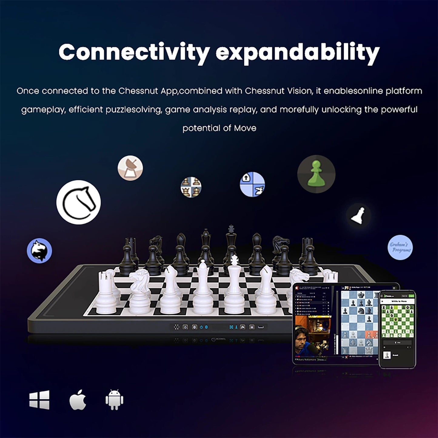 LumeChess – Smart Automated Wooden Chessboard