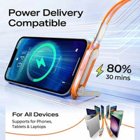 SnapCharge – Foldable Stand USB-C Charging Cable