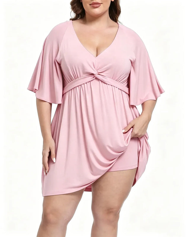 CurvaBelle – Plus Size Romper Dress