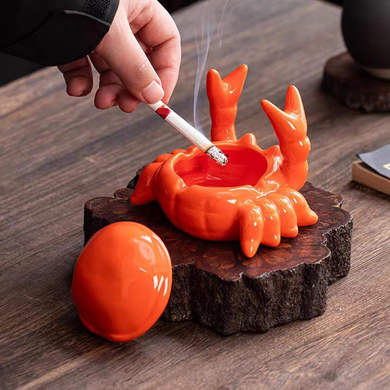 CrabNest – Decorative Crab Ashtray & Desk Accent