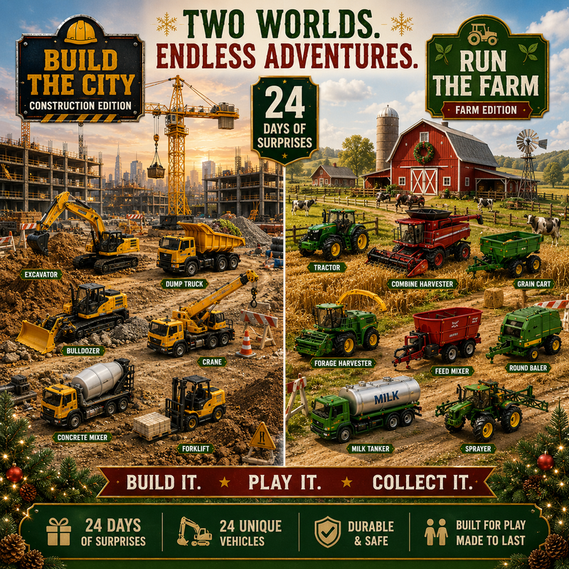 WonderWheels – 24-Day Vehicle Christmas Calendar
