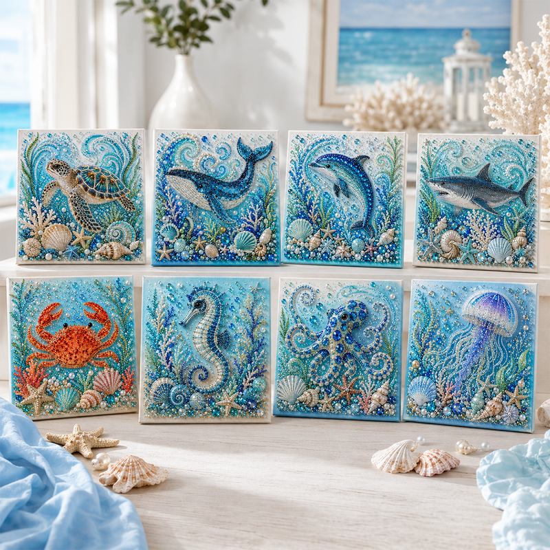 SeaShimmer – Premium Ocean Pearl Painting Kit