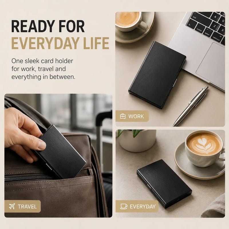 Steelaire – Ultra-Slim RFID Blocking Card Holder