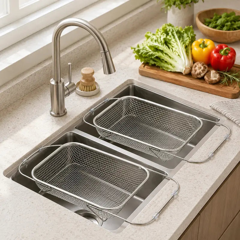 SinkMate – Expandable Over-the-Sink Strainer Basket