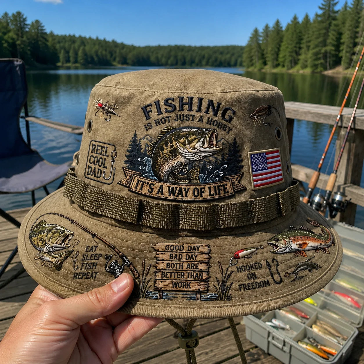 TrailGuard – Wide Brim Outdoor Fishing Hat