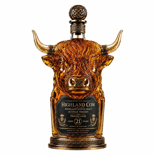 RegalHorn – Luxury Highland Cow Whisky Decanter