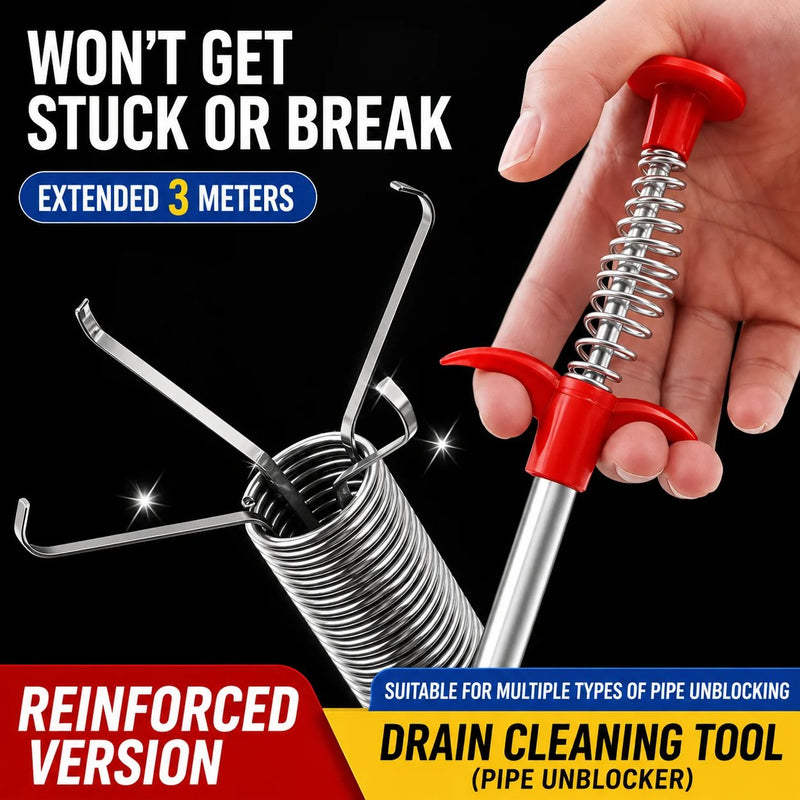FlowGuard – Professional Flexible Drain Cleaning Tool