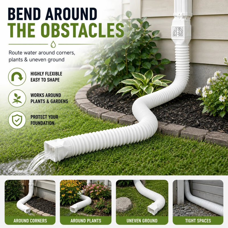 RainGuard – Flexible Downspout Extension Kit