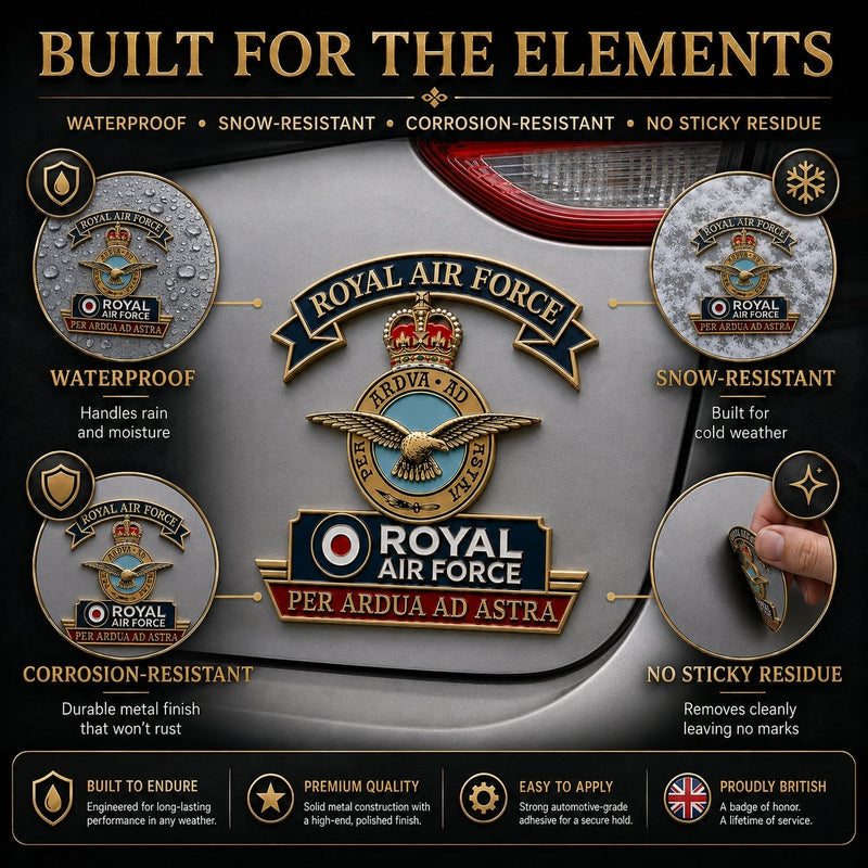 AstraCrest – Royal Air Force Tribute Car Emblem