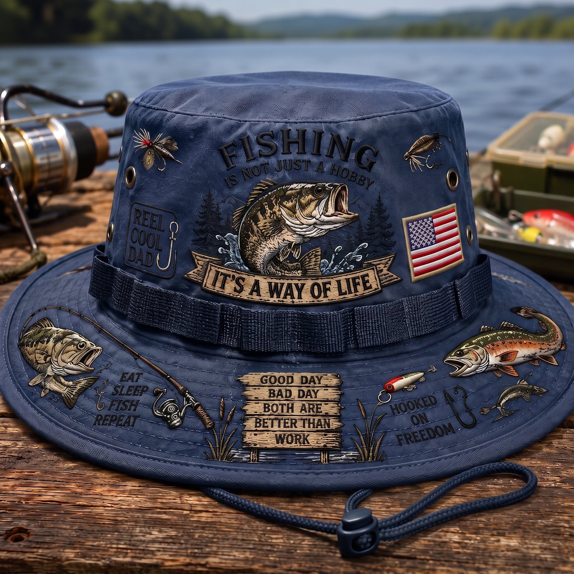 TrailGuard – Wide Brim Outdoor Fishing Hat