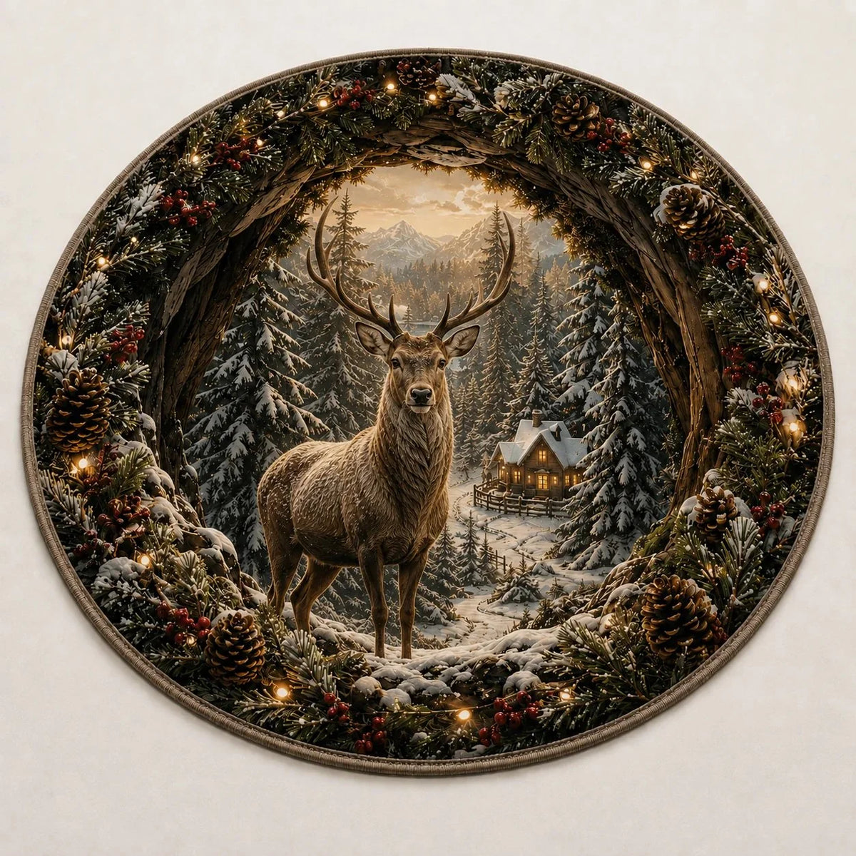 WonderPortal – Magical Christmas 3D Floor Rug