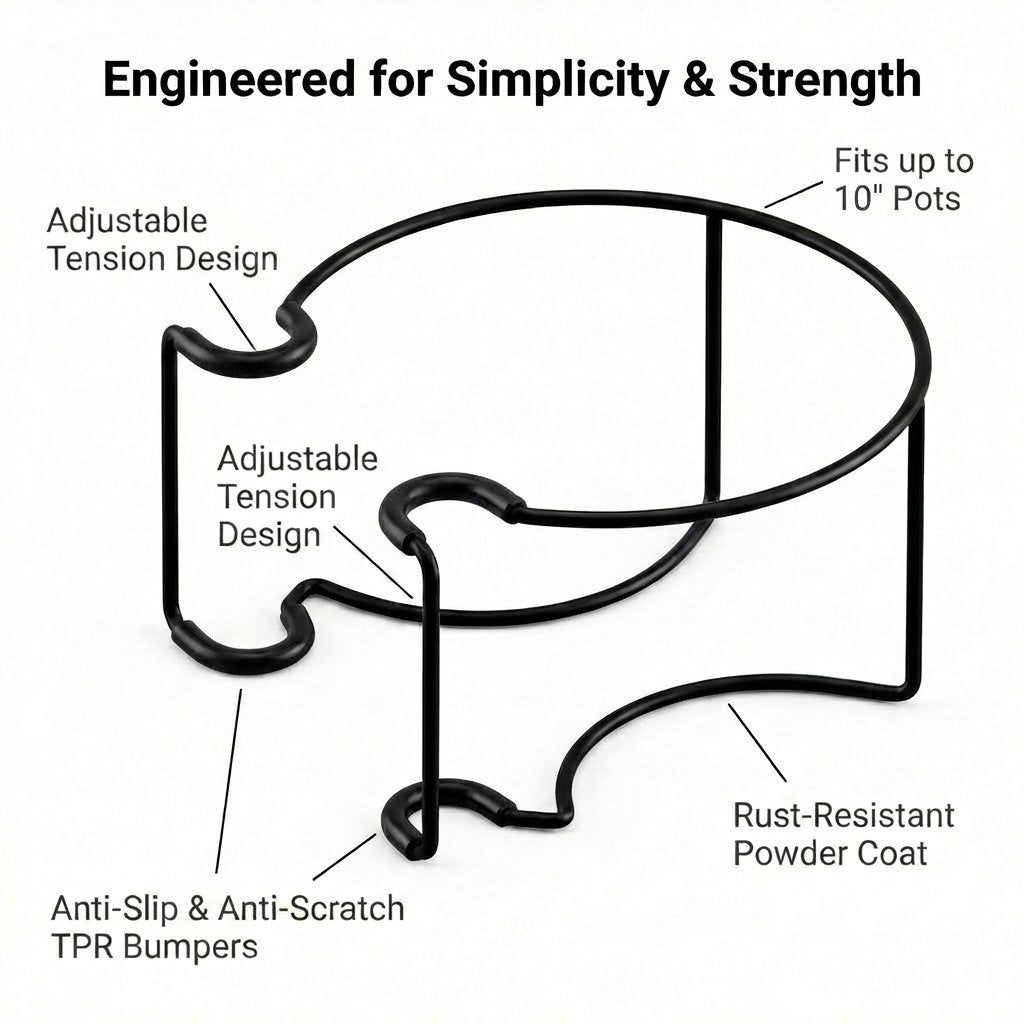 GripVerde™ Railing Plant Hanger