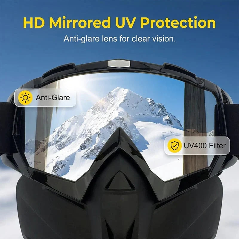 ShieldRide – Detachable Full-Face Outdoor Goggles