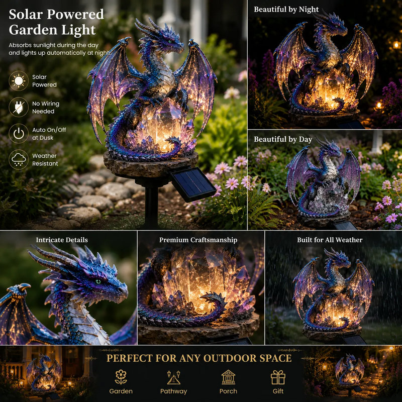 DragonGlow – Crystal Dragon Night Light