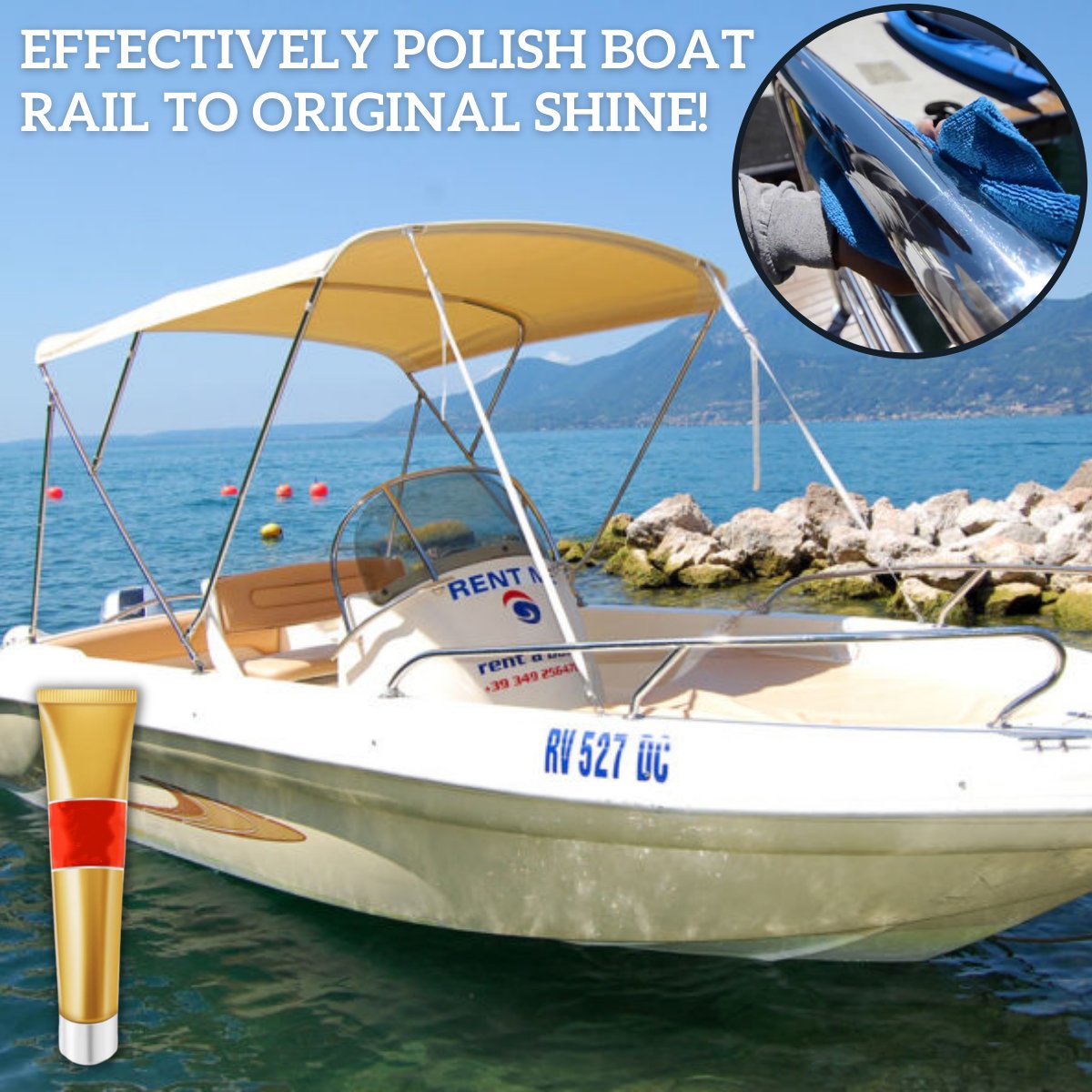 Boat Shine Rail Polishing Cream