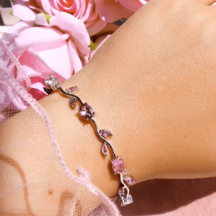 BloomVine – Delicate Rose Bracelet