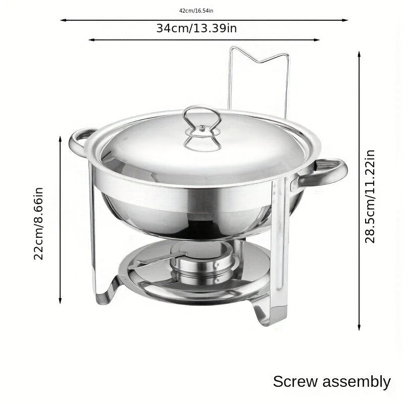 FeastGlow – Stainless Steel Chafing Dish Buffet Set