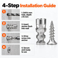 FixoraX – Industrial Short Expansion Screw Repair Kit