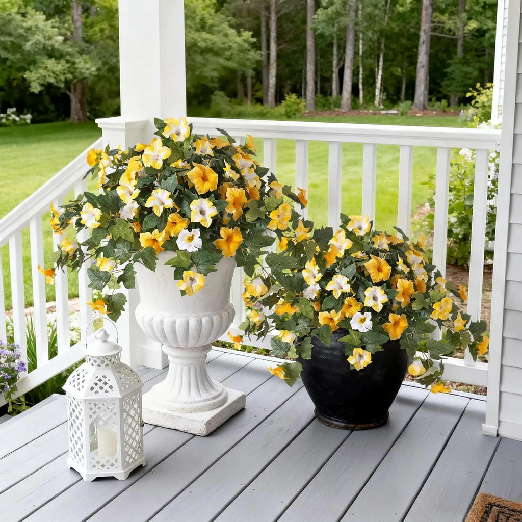 BloomCharm – UV-Resistant Artificial Petunia Bouquet