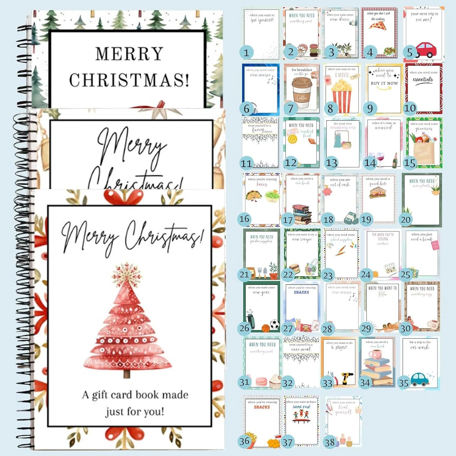 MerryMoments – Christmas Gift Card Book