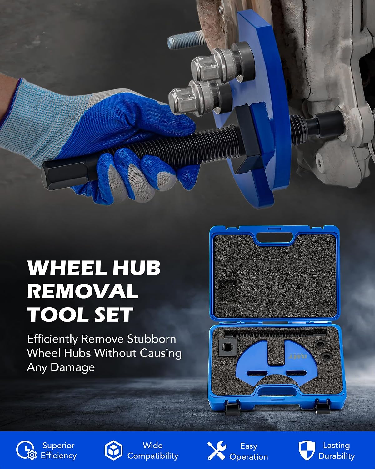 HubForce – Heavy-Duty Wheel Hub Removal Tool Set
