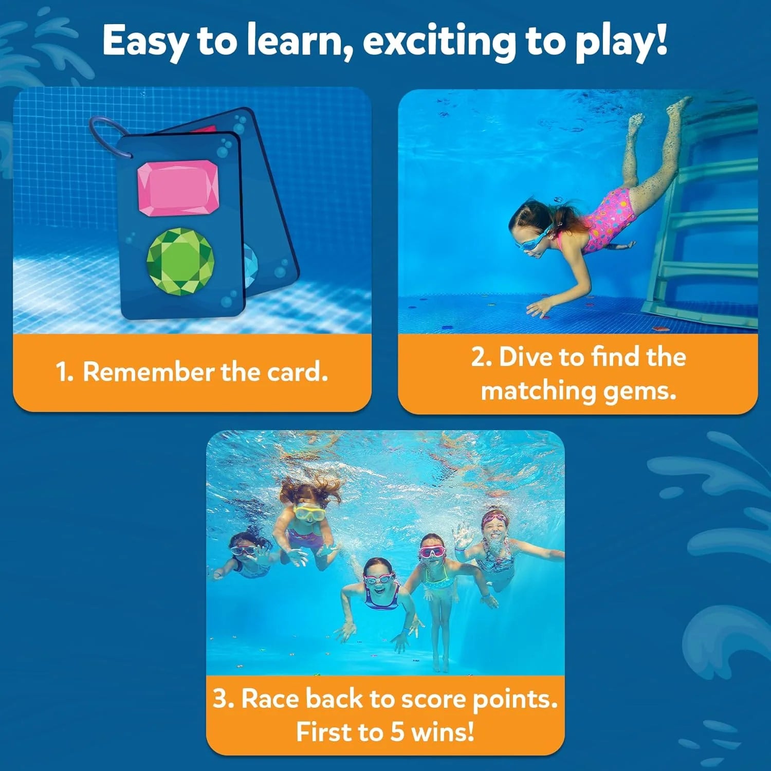 SplashQuest – Underwater Gem Hunt Game